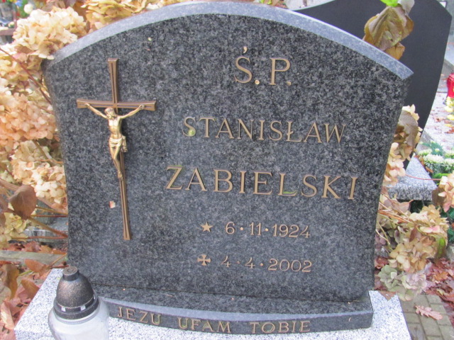 Stanisław ZABIELSKI 1924 Słupsk - Grobonet - Wyszukiwarka osób pochowanych