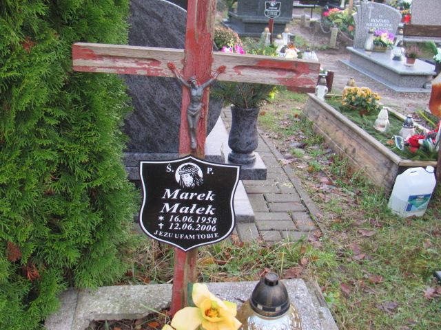 Marek MAŁEK 1958 Słupsk - Grobonet - Wyszukiwarka osób pochowanych