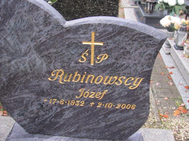 Józef RUBINOWSKI 1932 Słupsk - Grobonet - Wyszukiwarka osób pochowanych
