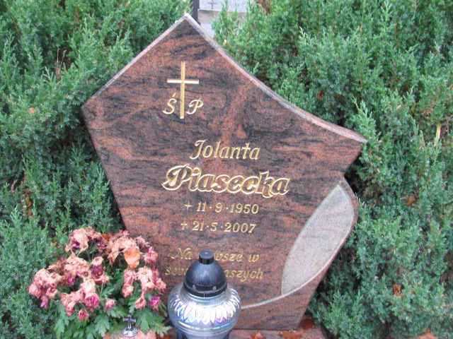 Jolanta PIASECKA 1950 Słupsk - Grobonet - Wyszukiwarka osób pochowanych