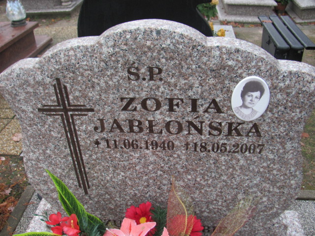 Zofia JABŁOŃSKA 1940 Słupsk - Grobonet - Wyszukiwarka osób pochowanych