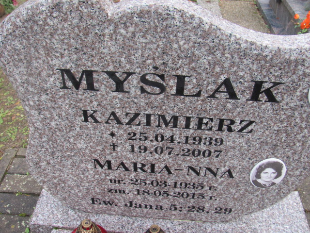 Marianna MYŚLAK 1935 Słupsk - Grobonet - Wyszukiwarka osób pochowanych