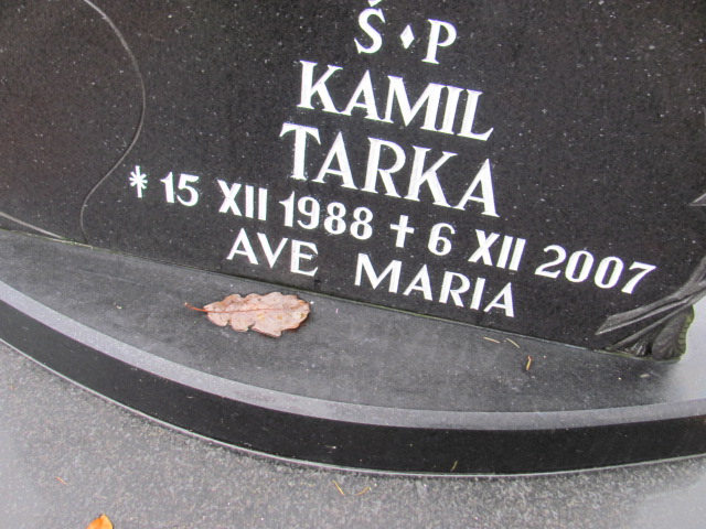 Kamil TARKA 1988 Słupsk - Grobonet - Wyszukiwarka osób pochowanych