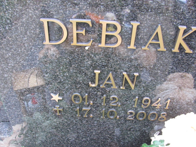 Jan DĘBIAK 1941 Słupsk - Grobonet - Wyszukiwarka osób pochowanych