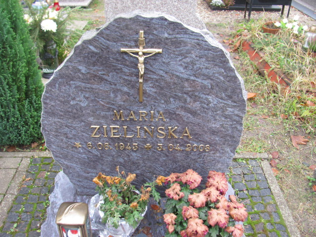 Maria ZIELIŃSKA 1943 Słupsk - Grobonet - Wyszukiwarka osób pochowanych
