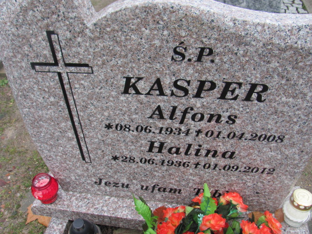 Alfons KASPER 1934 Słupsk - Grobonet - Wyszukiwarka osób pochowanych