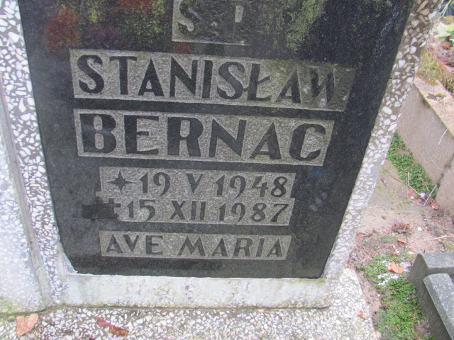 Stanisław BERNAC 1948 Słupsk - Grobonet - Wyszukiwarka osób pochowanych