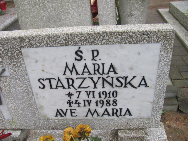 Marianna STARZYŃSKA 1910 Słupsk - Grobonet - Wyszukiwarka osób pochowanych
