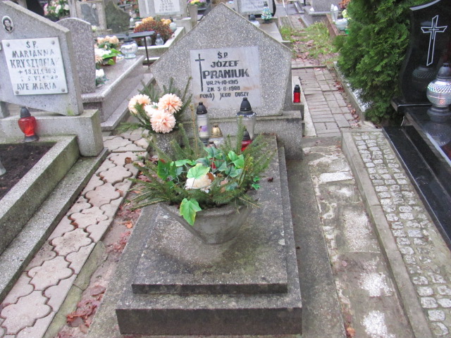 Grób JÓZEF PRANIUK