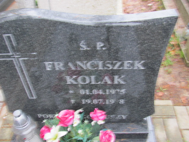 Franciszek KOLAK 1925 Słupsk - Grobonet - Wyszukiwarka osób pochowanych