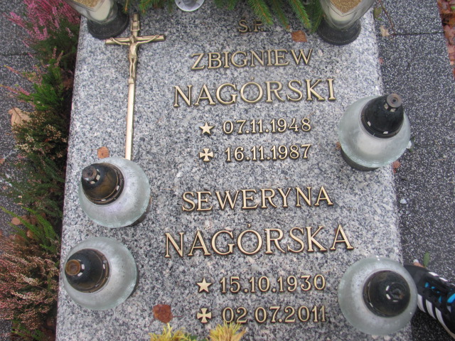 Seweryna NAGÓRSKA 1930 Słupsk - Grobonet - Wyszukiwarka osób pochowanych