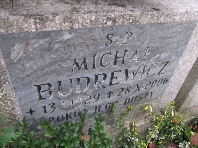 Michał BUDREWICZ 1929 Słupsk - Grobonet - Wyszukiwarka osób pochowanych