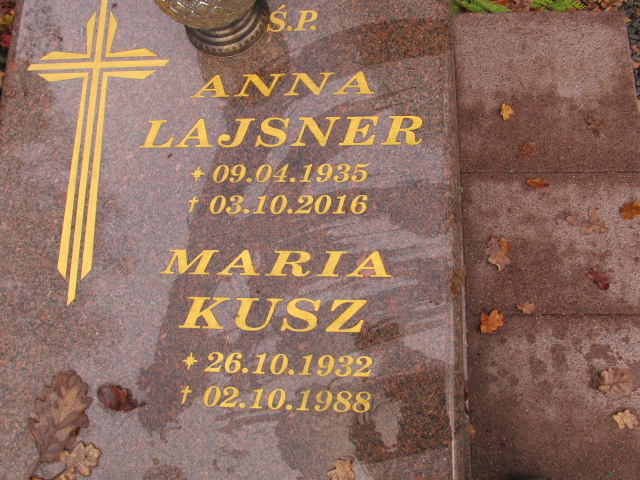 Maria KUSZ 1932 Słupsk - Grobonet - Wyszukiwarka osób pochowanych