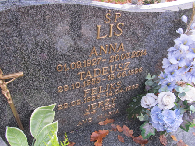 Feliks LIS 1926 Słupsk - Grobonet - Wyszukiwarka osób pochowanych