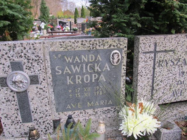 Wanda SAWICKA KROPA 1923 Słupsk - Grobonet - Wyszukiwarka osób pochowanych