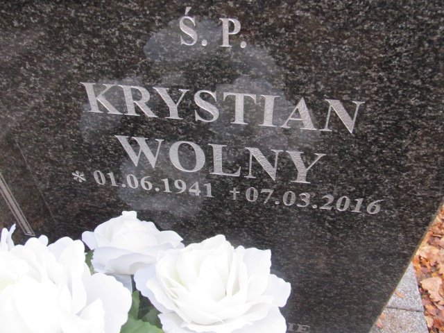 Krystian WOLNY 1941 Słupsk - Grobonet - Wyszukiwarka osób pochowanych