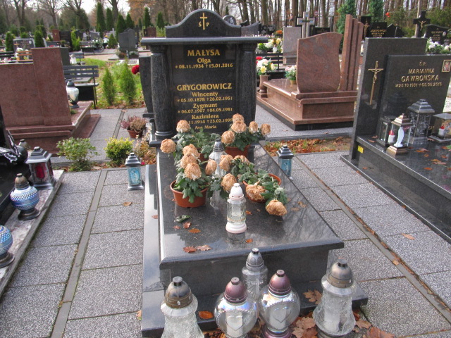 Grób OLGA MAŁYSA