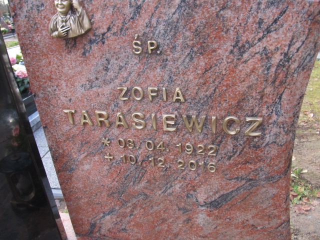 Zofia TARASIEWICZ 1922 Słupsk - Grobonet - Wyszukiwarka osób pochowanych