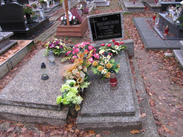 Grób STANISŁAW GRZEGORZEWSKI