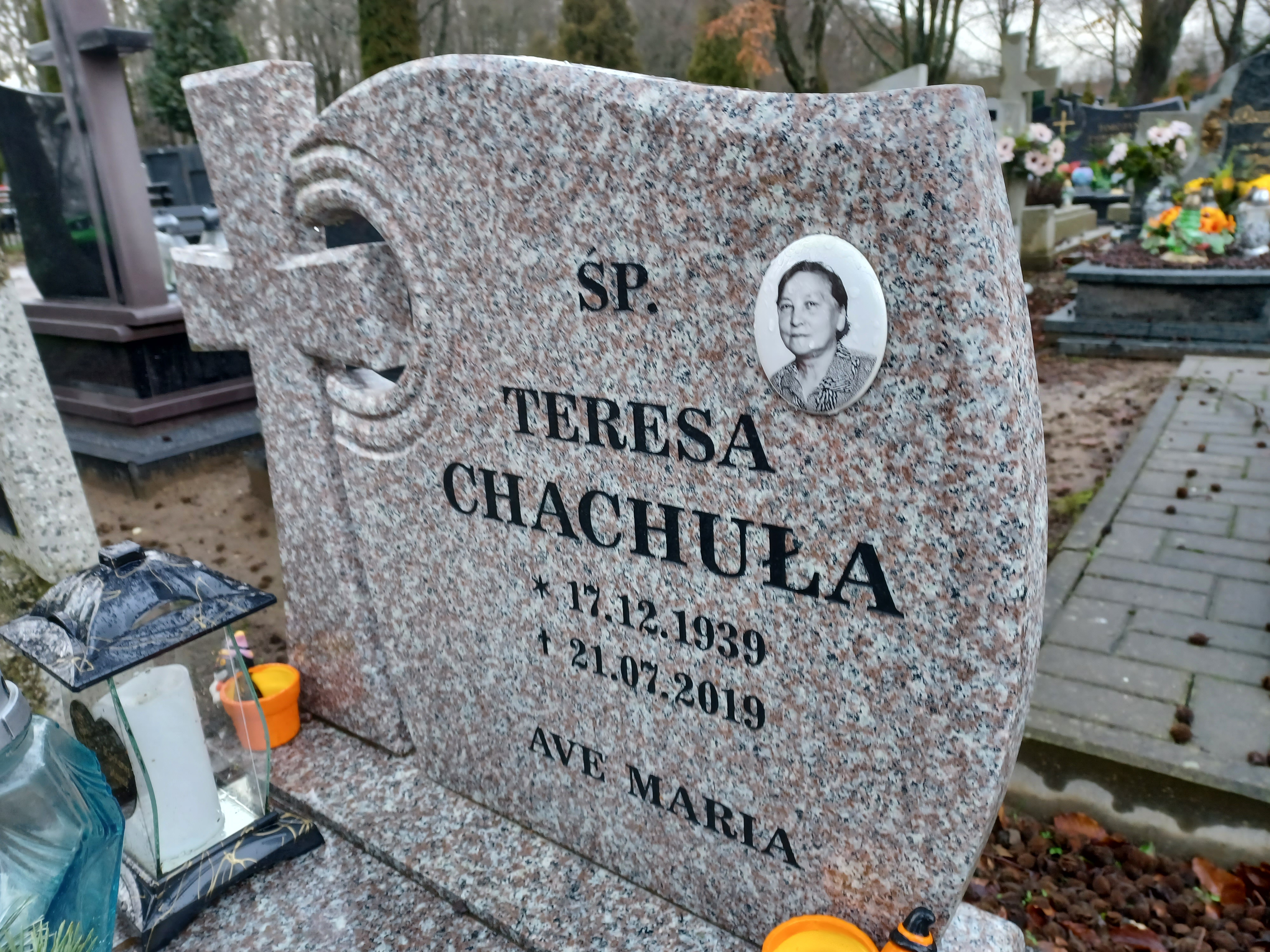 Teresa CHACHUŁA 1939 Słupsk - Grobonet - Wyszukiwarka osób pochowanych