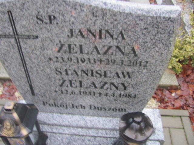 Stanisław ŻELAZNY 1931 Słupsk - Grobonet - Wyszukiwarka osób pochowanych