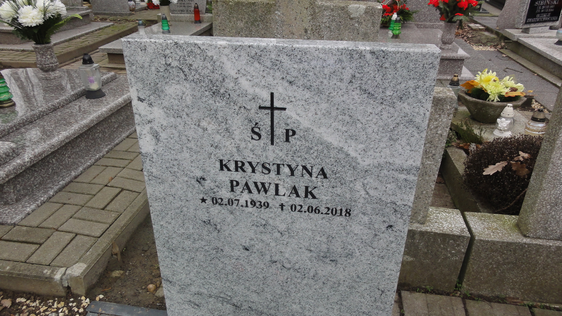 Krystyna PAWLAK 1939 Słupsk - Grobonet - Wyszukiwarka osób pochowanych