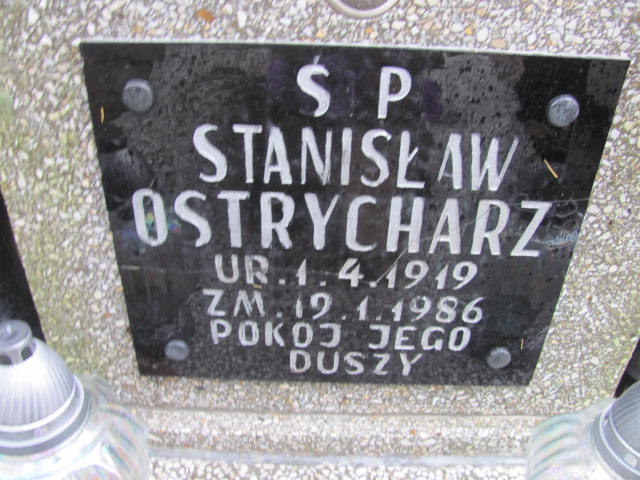 Stanisław OSTRYCHARZ 1919 Słupsk - Grobonet - Wyszukiwarka osób pochowanych