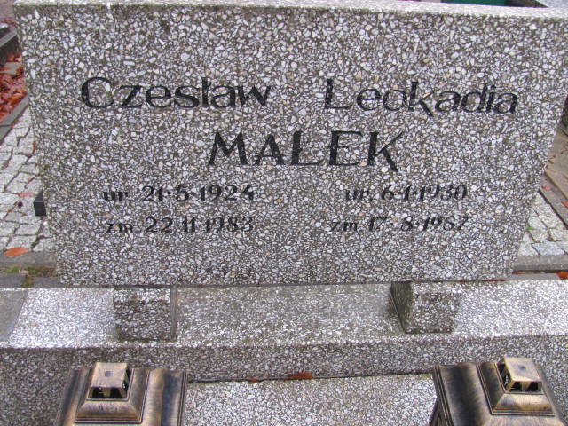 Czesław MAŁEK 1924 Słupsk - Grobonet - Wyszukiwarka osób pochowanych