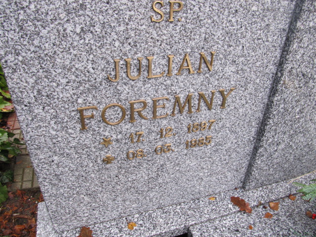 Julian FOREMNY 1897 Słupsk - Grobonet - Wyszukiwarka osób pochowanych