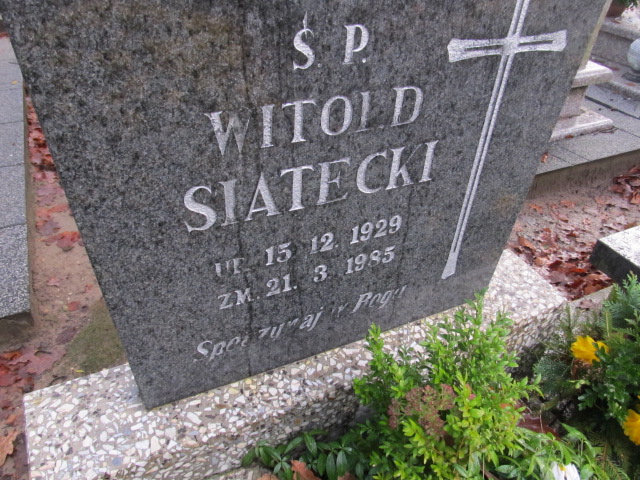 Witold SIATECKI 1929 Słupsk - Grobonet - Wyszukiwarka osób pochowanych