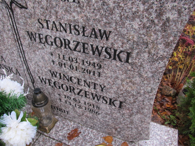 Wincenty WĘGORZEWSKI 1918 Słupsk - Grobonet - Wyszukiwarka osób pochowanych