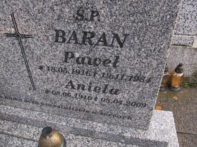 Paweł BARAN 1916 Słupsk - Grobonet - Wyszukiwarka osób pochowanych