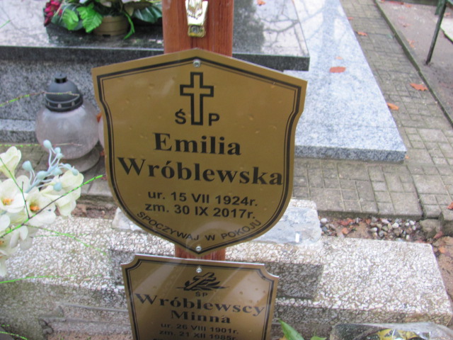 Minna WRÓBLEWSKA 1901 Słupsk - Grobonet - Wyszukiwarka osób pochowanych