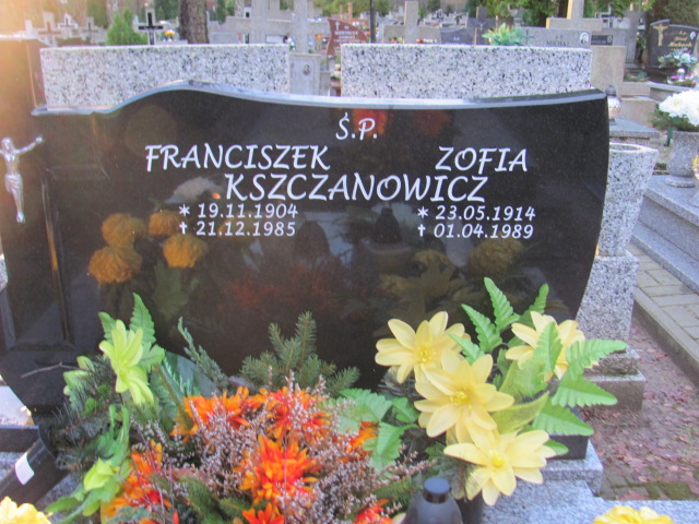 Franciszek KSZCZANOWICZ 1904 Słupsk - Grobonet - Wyszukiwarka osób pochowanych