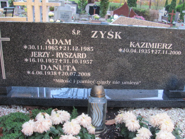 Adam ZYŚK 1965 Słupsk - Grobonet - Wyszukiwarka osób pochowanych