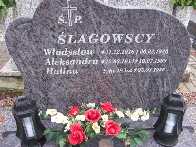 Halina ŚLAGOWSKA 1938 Słupsk - Grobonet - Wyszukiwarka osób pochowanych