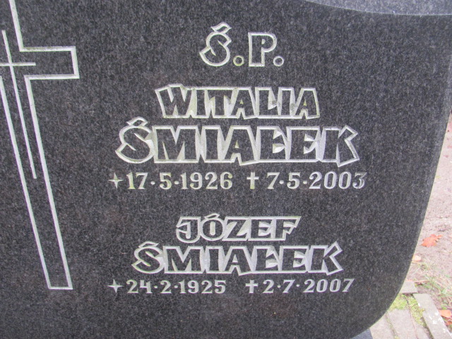 Józef ŚMIAŁEK 1925 Słupsk - Grobonet - Wyszukiwarka osób pochowanych