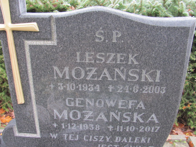 Leszek MOŻAŃSKI 1934 Słupsk - Grobonet - Wyszukiwarka osób pochowanych