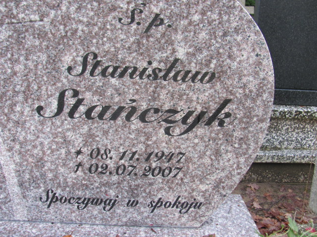 Stanisław STAŃCZYK 1947 Słupsk - Grobonet - Wyszukiwarka osób pochowanych