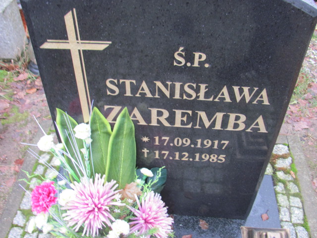 Stanisława ZAREMBA 1917 Słupsk - Grobonet - Wyszukiwarka osób pochowanych