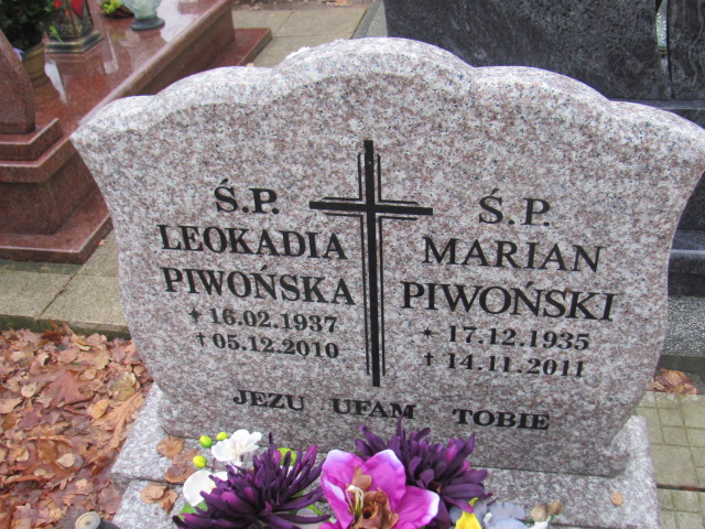 Marian PIWOŃSKI 1935 Słupsk - Grobonet - Wyszukiwarka osób pochowanych