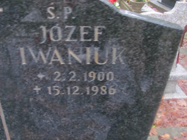 Józef IWANIUK 1900 Słupsk - Grobonet - Wyszukiwarka osób pochowanych