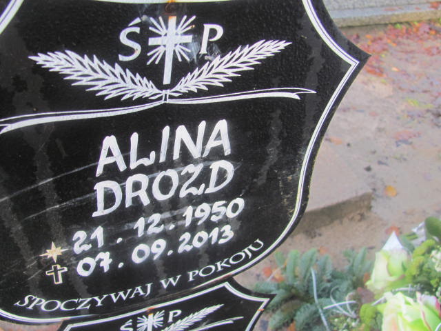 Alina DROZD 1950 Słupsk - Grobonet - Wyszukiwarka osób pochowanych