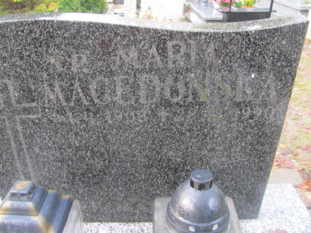 Maria MACEDOŃSKA 1908 Słupsk - Grobonet - Wyszukiwarka osób pochowanych