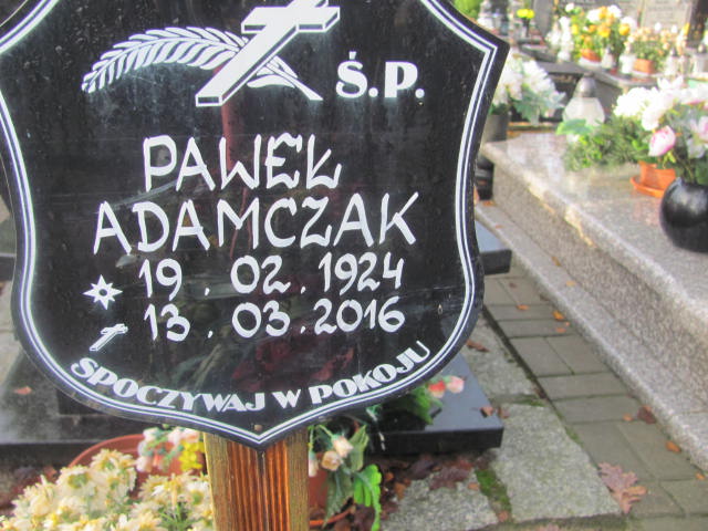 Katarzyna ADAMCZAK 1925 Słupsk - Grobonet - Wyszukiwarka osób pochowanych