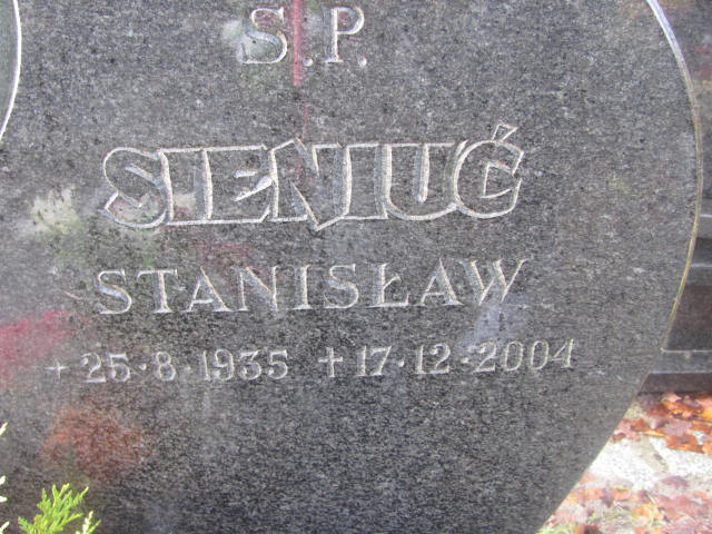 Stanisław SIENIUĆ 1935 Słupsk - Grobonet - Wyszukiwarka osób pochowanych