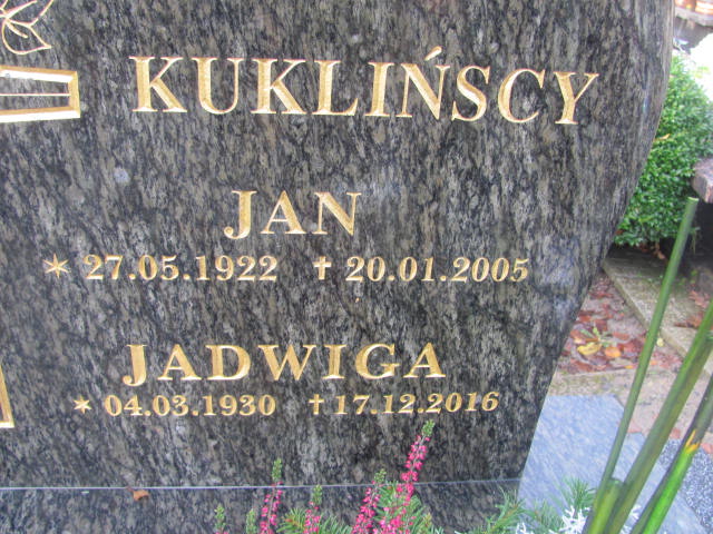 Jadwiga KUKLIŃSKA 1930 Słupsk - Grobonet - Wyszukiwarka osób pochowanych