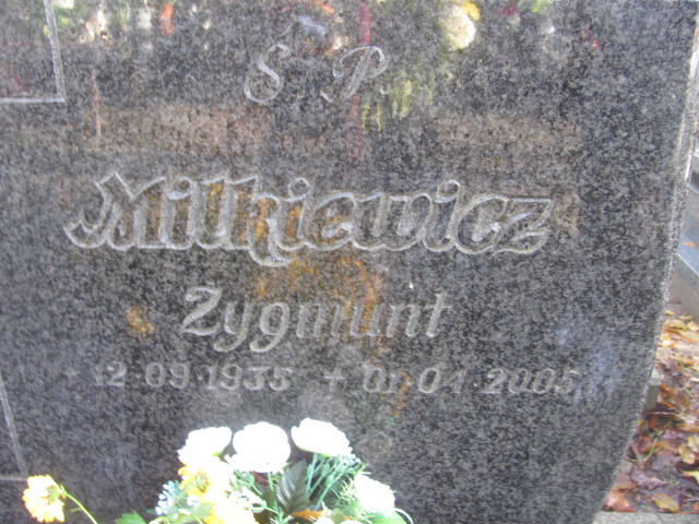 Zygmunt MILKIEWICZ 1935 Słupsk - Grobonet - Wyszukiwarka osób pochowanych