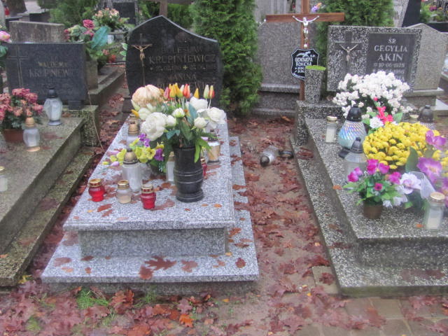 Grób JANINA KRUPINIEWICZ
