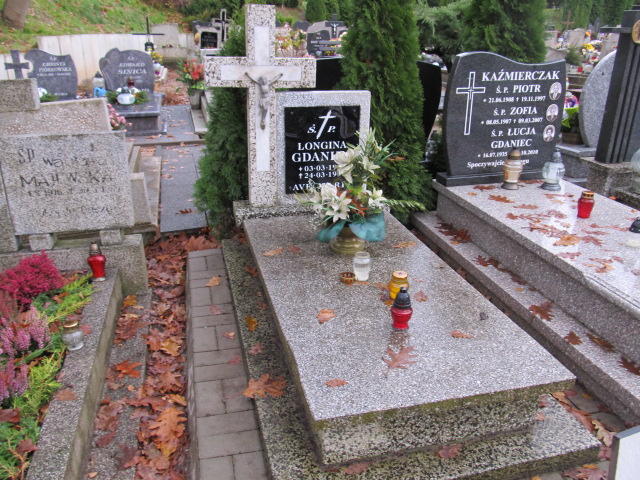 Grób LONGINA GDANIEC